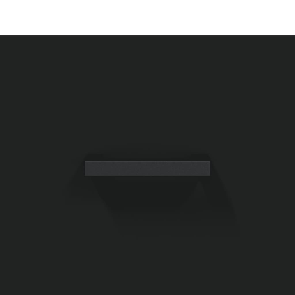 Tv-bord 150x36x30 cm konstruert tre - svart, 1 - number 9.