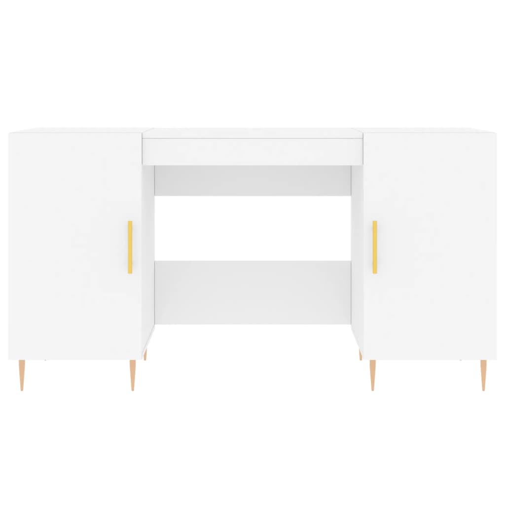 Skrivebord 140x50x75 cm konstruert tre - number 6.