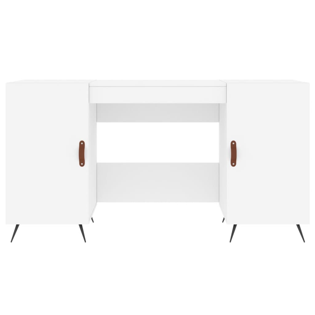 Skrivebord 140x50x75 cm konstruert tre - number 6.