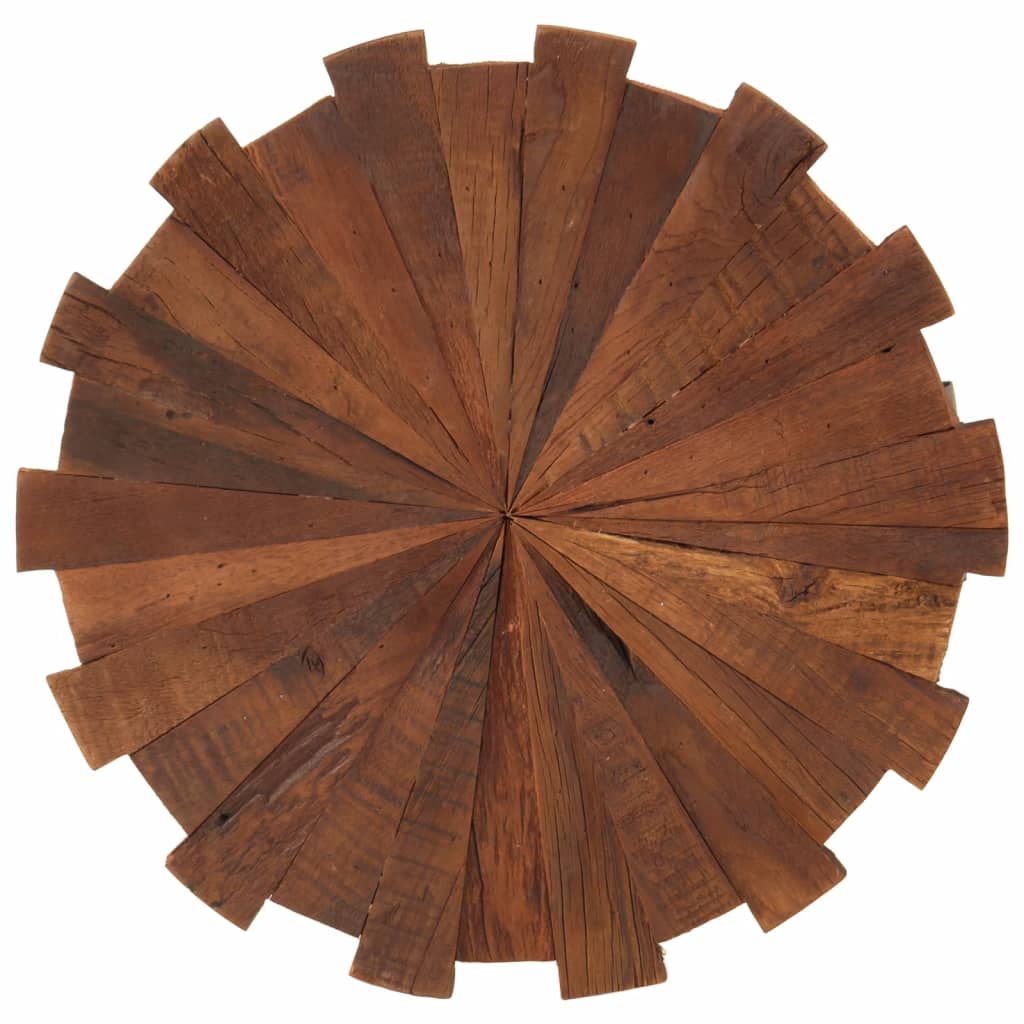 Klub stolići 2 kom. čvrsto obnovljeno drvo i željezo - number 4.