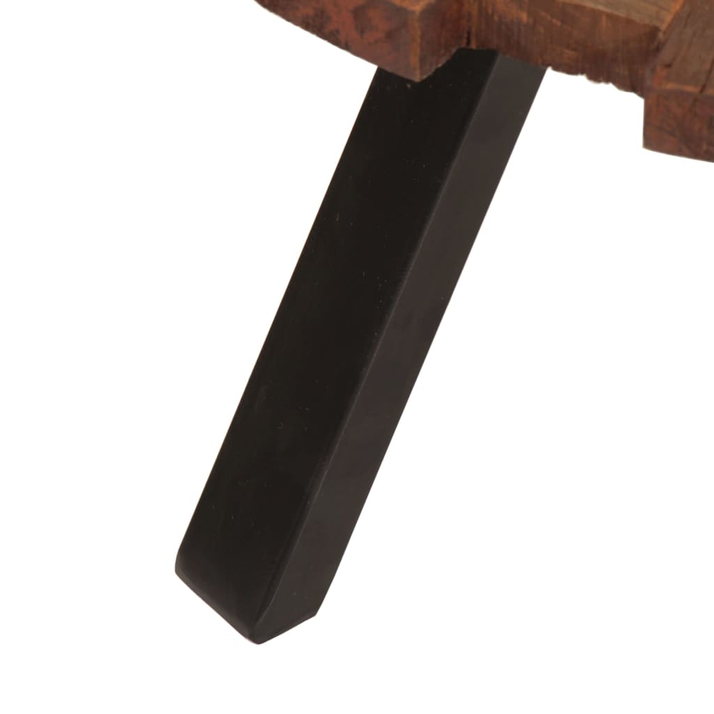 Klub stolići 2 kom. čvrsto obnovljeno drvo i željezo - number 7.