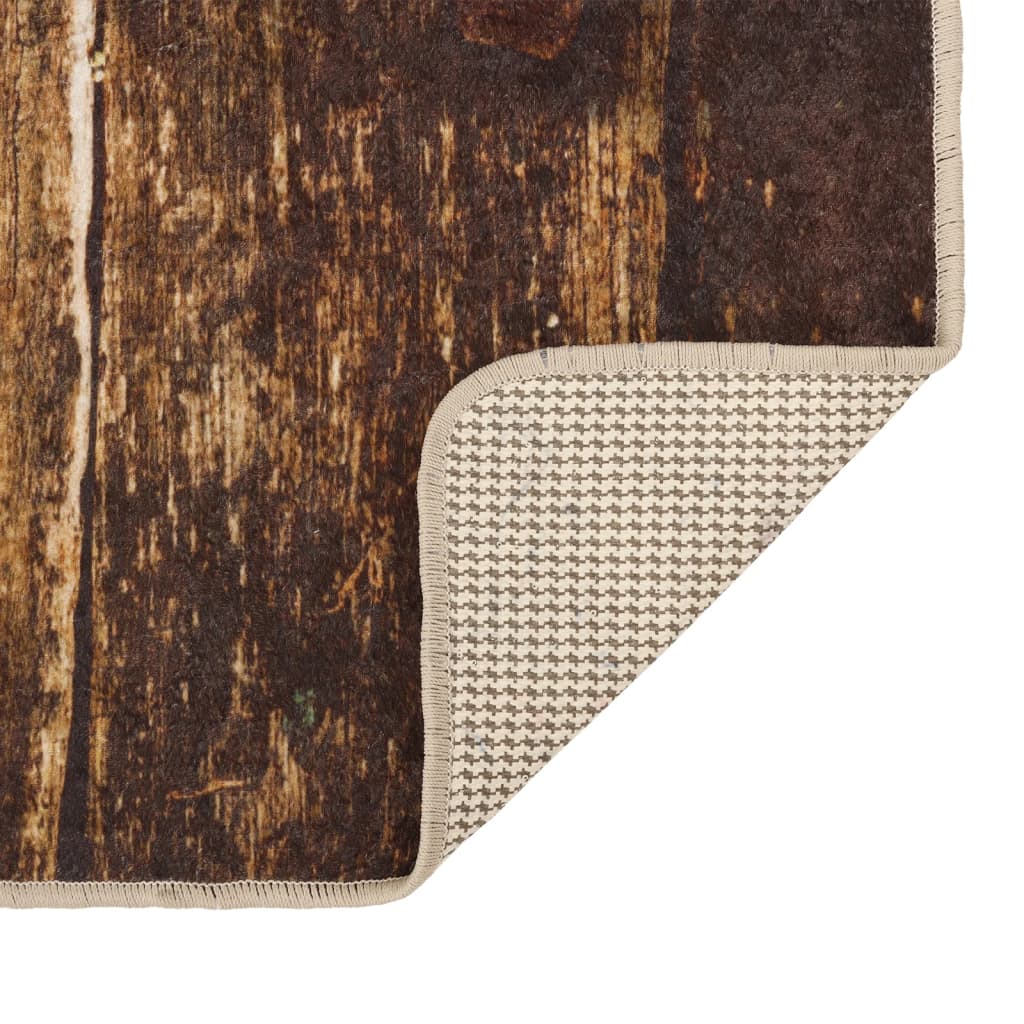 Tapis de cuisine 60x180 cm lavable et antidérapant - marron - number 4.