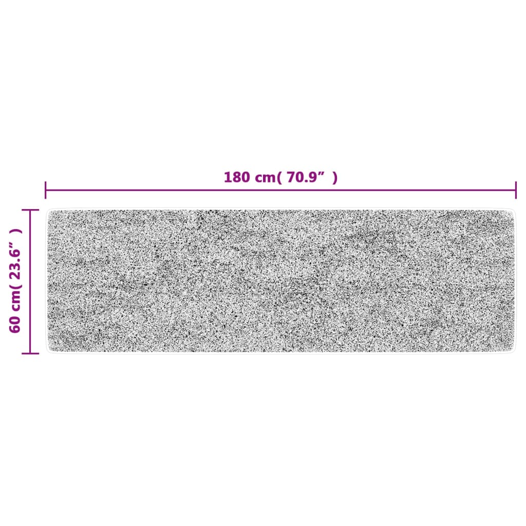 Tapis de cuisine 60x180 cm lavable et antidérapant - marron - number 8.