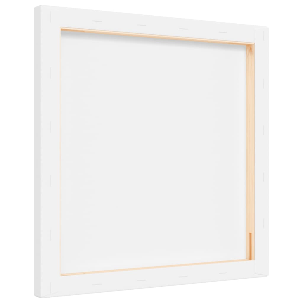 Tele tese 12 pz. tessuto bianco e pino massello - 30 x 30 x 1,5 cm - number 4.