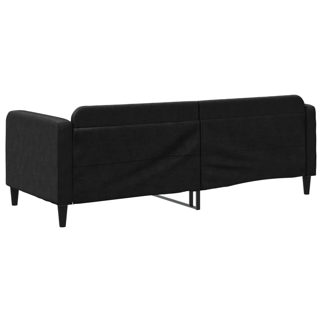 Daybed stof - sort, 80 x 200 cm, uden madras - number 5.