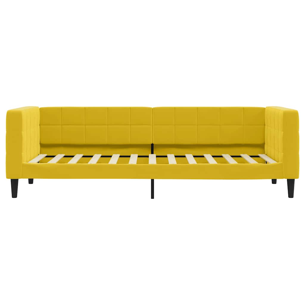 Daybed velor - yellow, 80 x 200 cm, bez materaca - number 3.