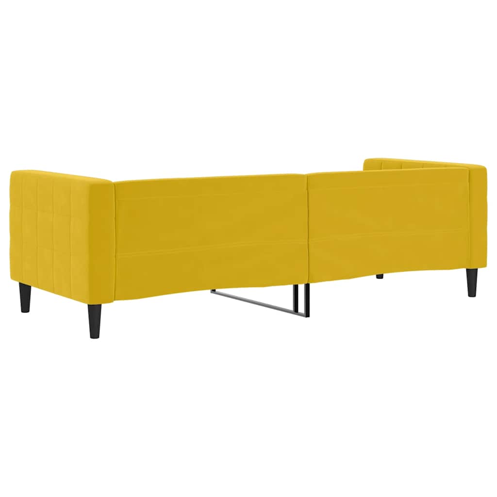 Daybed velor - yellow, 80 x 200 cm, bez materaca - number 5.