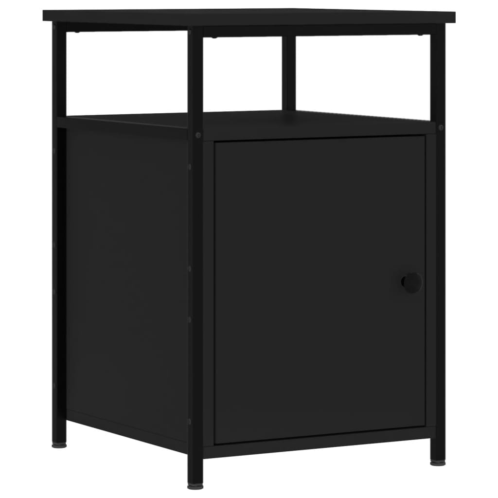 Bedside tables pc. 40x42x60 cm engineered wood - black, 2 - number 3.