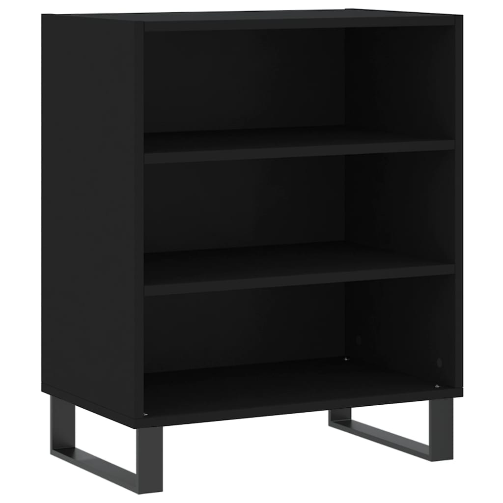 Sideboard 57x35x70 cm engineered wood - black, 1 - number 2.