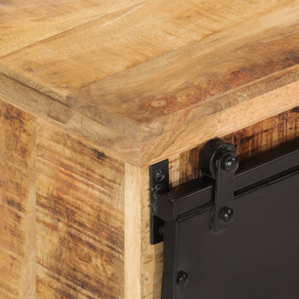 Skænk 80x30x55 cm massivt ru mangotræ - number 6.