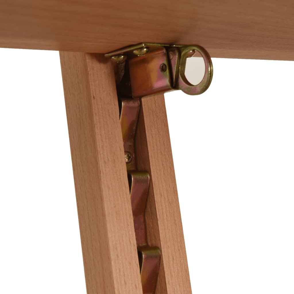 Caballete 55x53,5x178 cm madera maciza de haya - number 7.