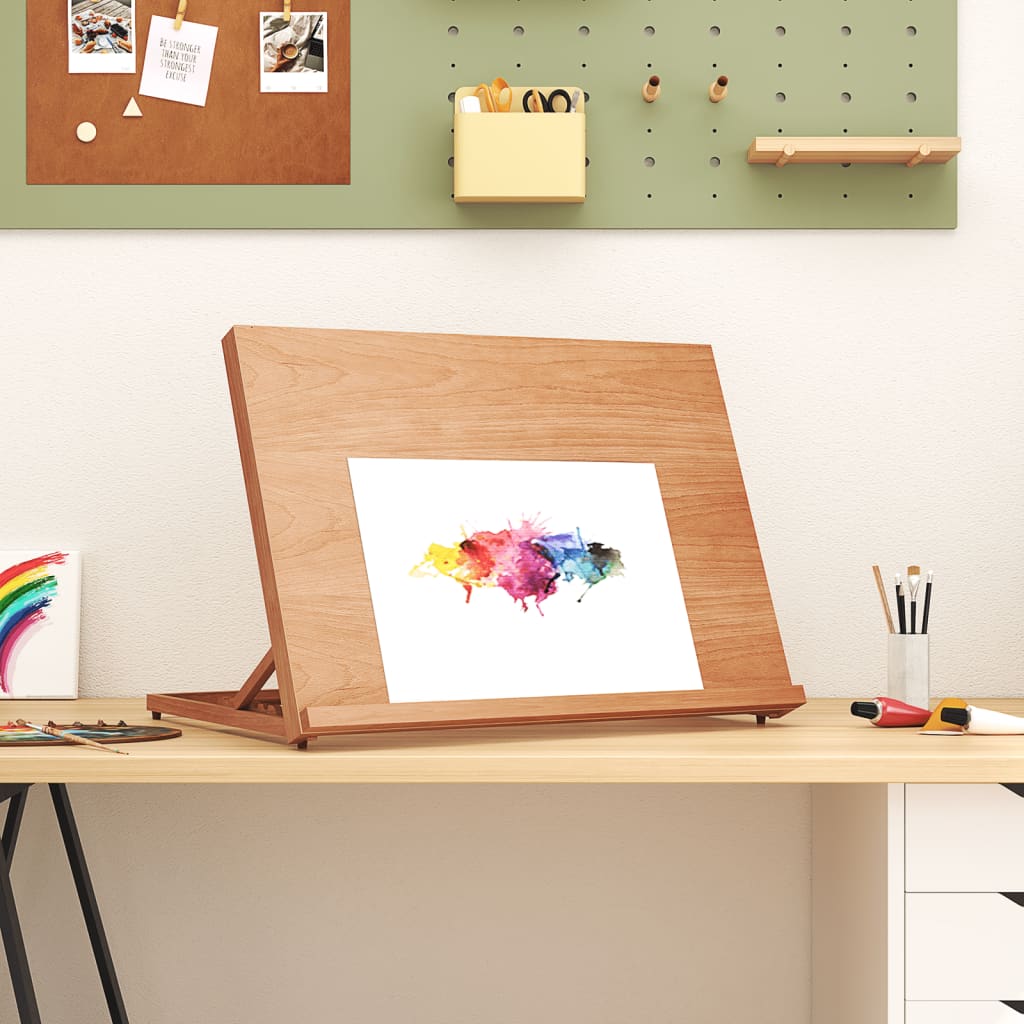 Caballete de mesa 65x48x7 cm madera maciza de haya - number 1.