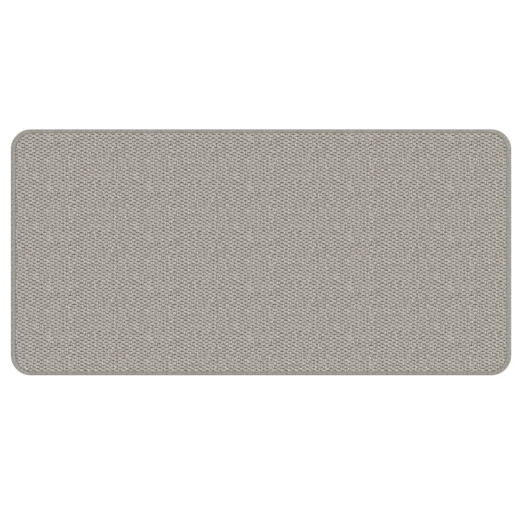 Le tapis fonctionne sisallook - gray-brown, 50 x 100 cm - number 3.