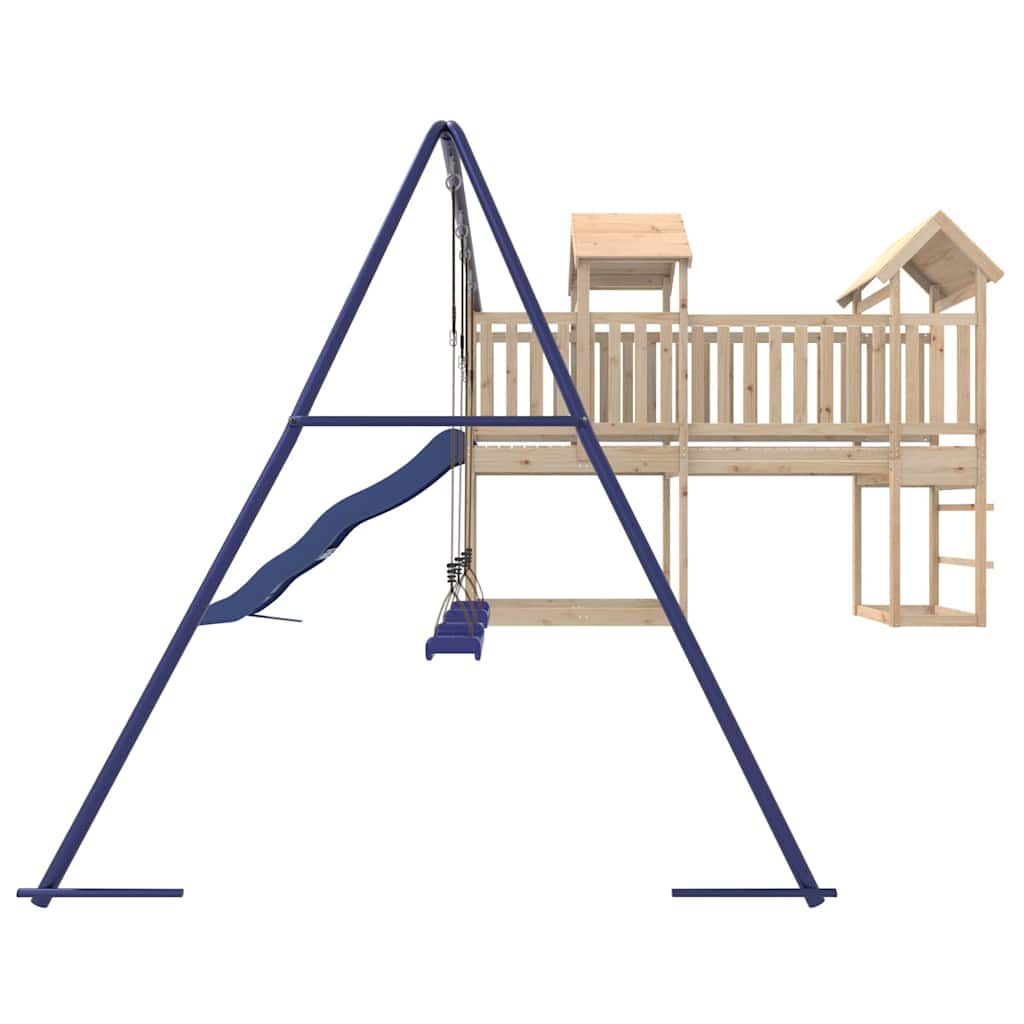Portique de jeux extérieur en pin massif - number 6.