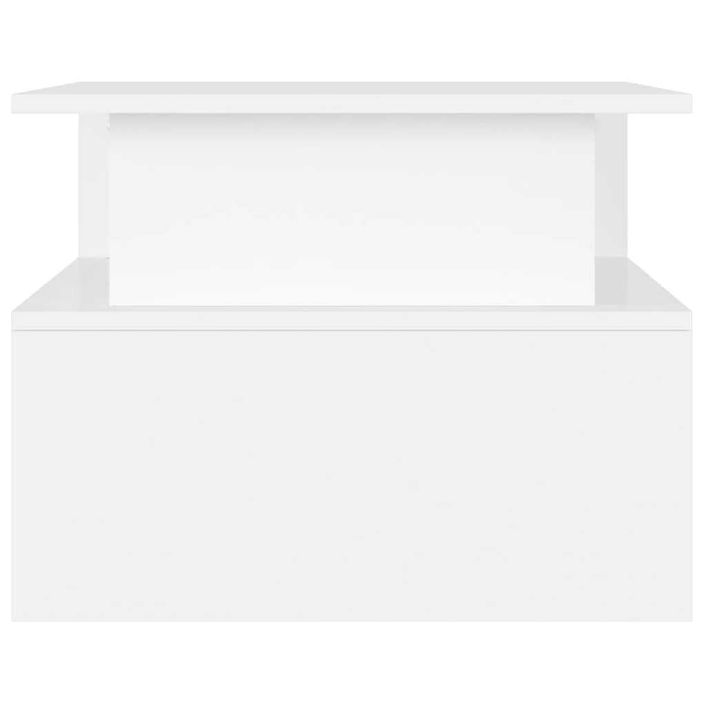 Sofabord 90x55x42,5 cm konstrueret træ - hvid, 1 - number 5.