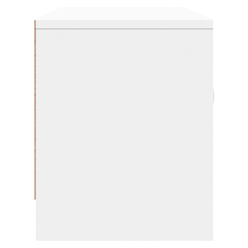 Stolik pod tv 102x30x37,5 cm drewno klejone - biały, 1 - number 7.