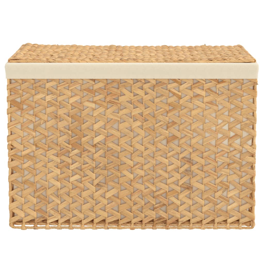 Laundry basket with 3 compartments 75x42.5x52 cm water hyacinth - number 5.