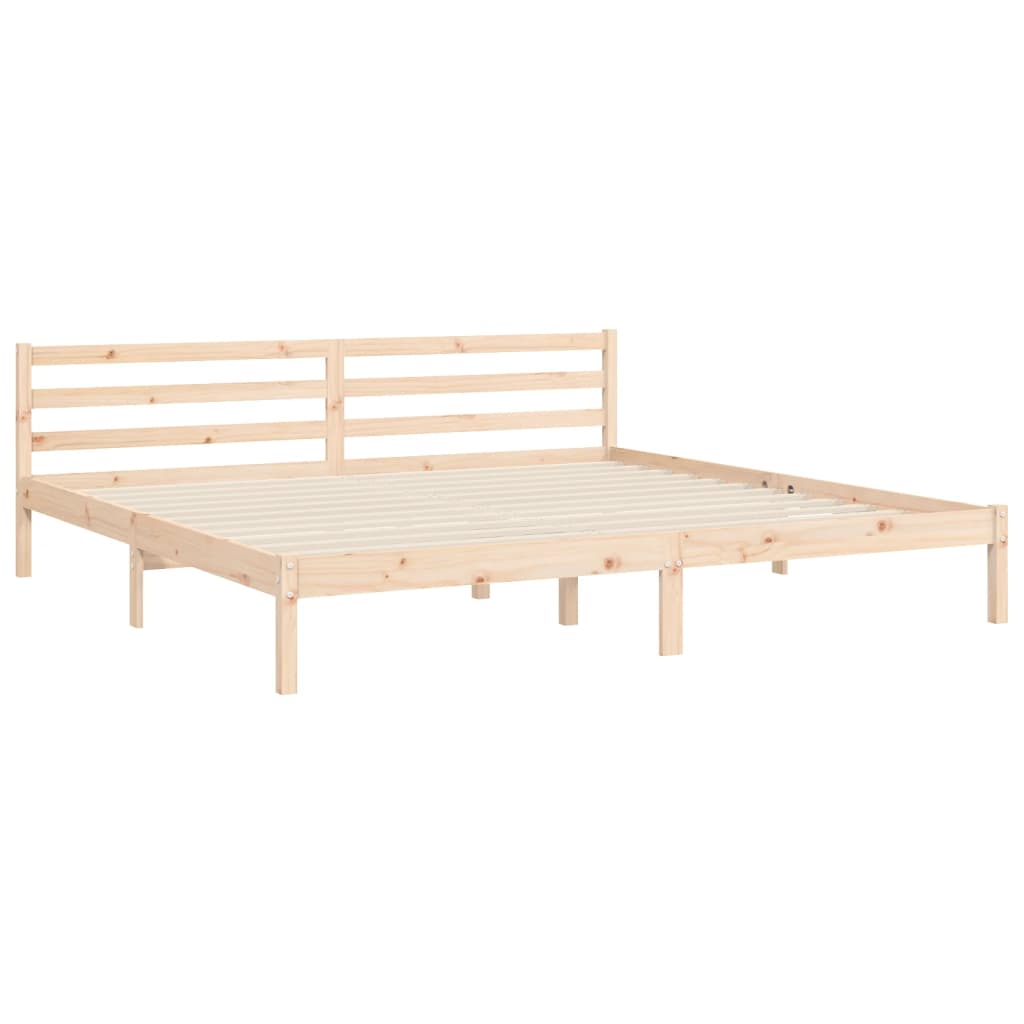 Bed frame with bed vogl solid wood - natural color, 200 x 200 cm, ooo 24 - number 8.