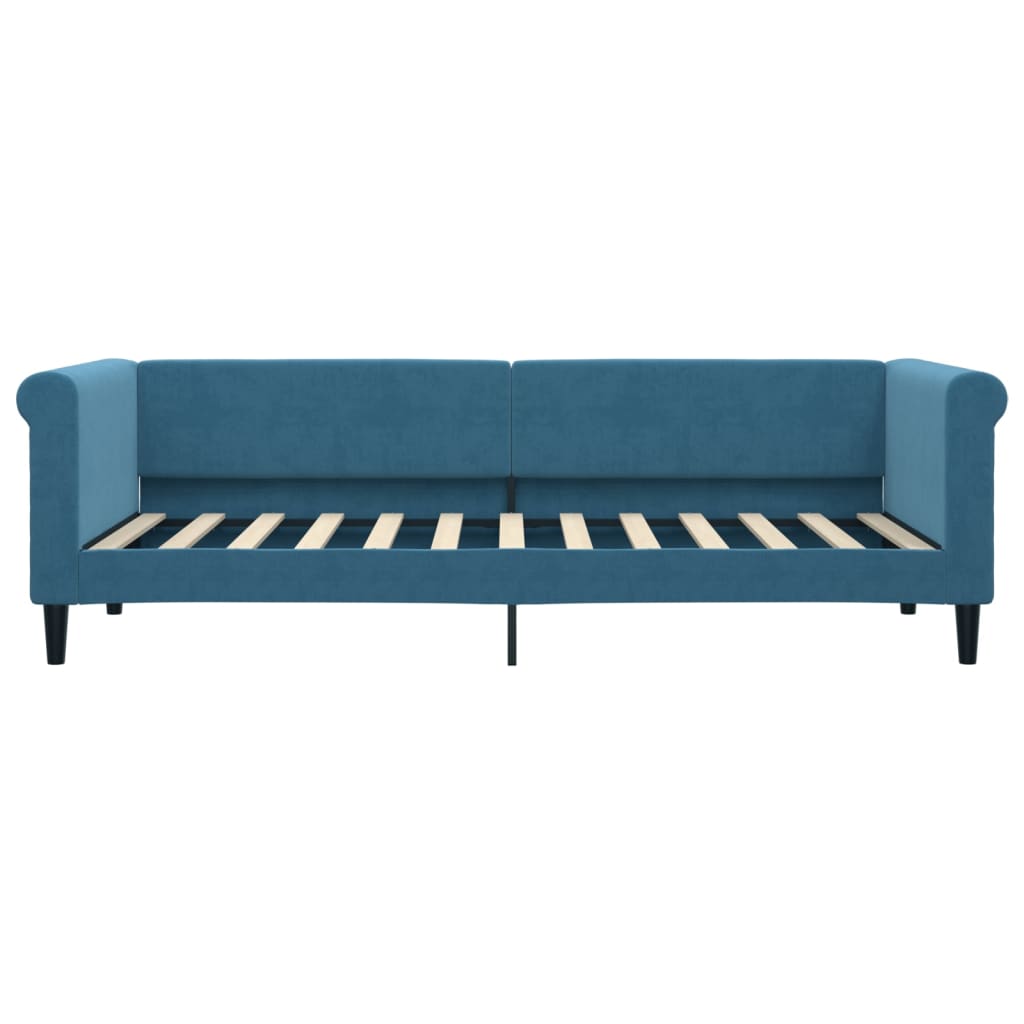 Daybed velor - blue, 80 x 200 cm, z materacem - number 4.