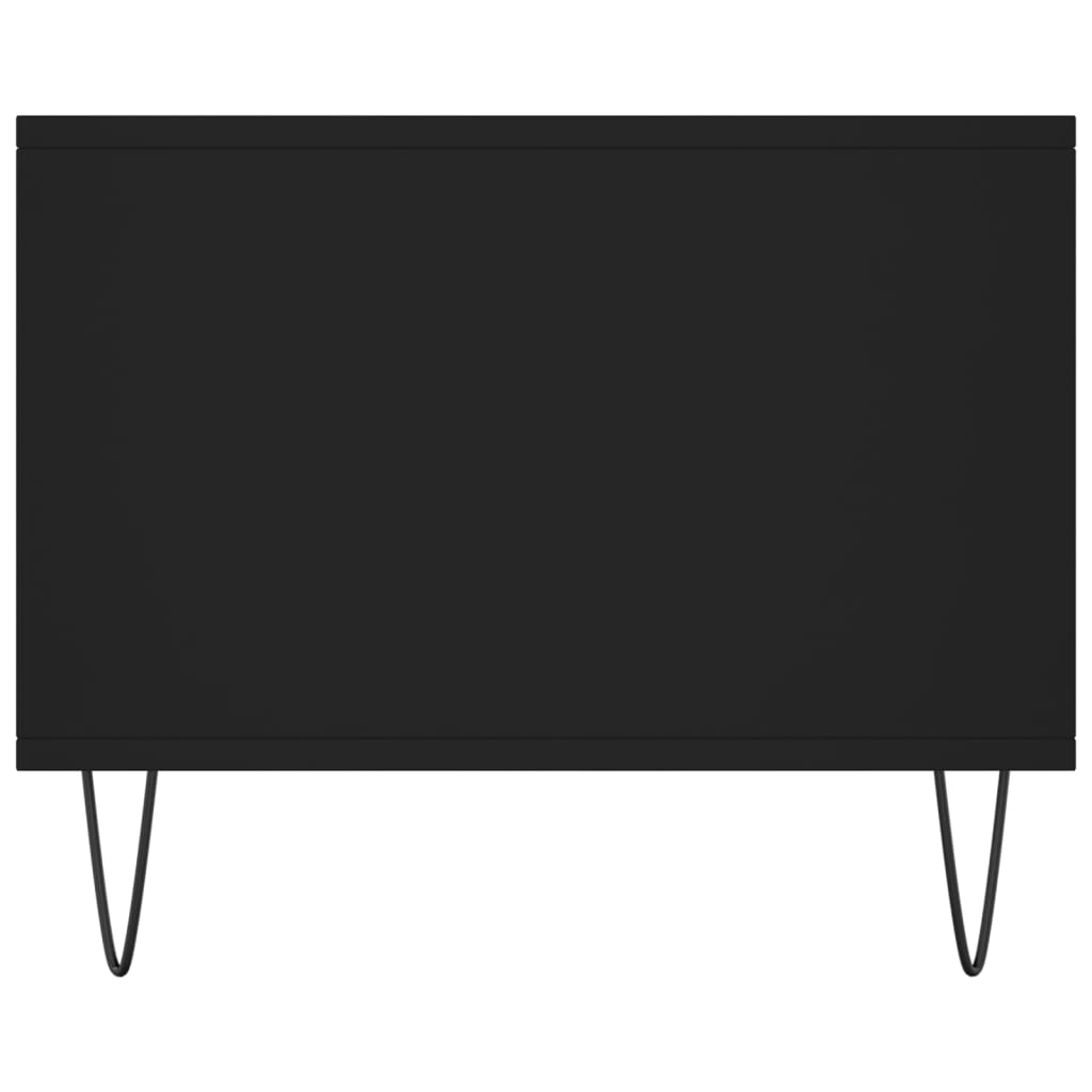 Stolik kawowy 90x50x40 cm drewno klejone - czarny, 1 - number 7.