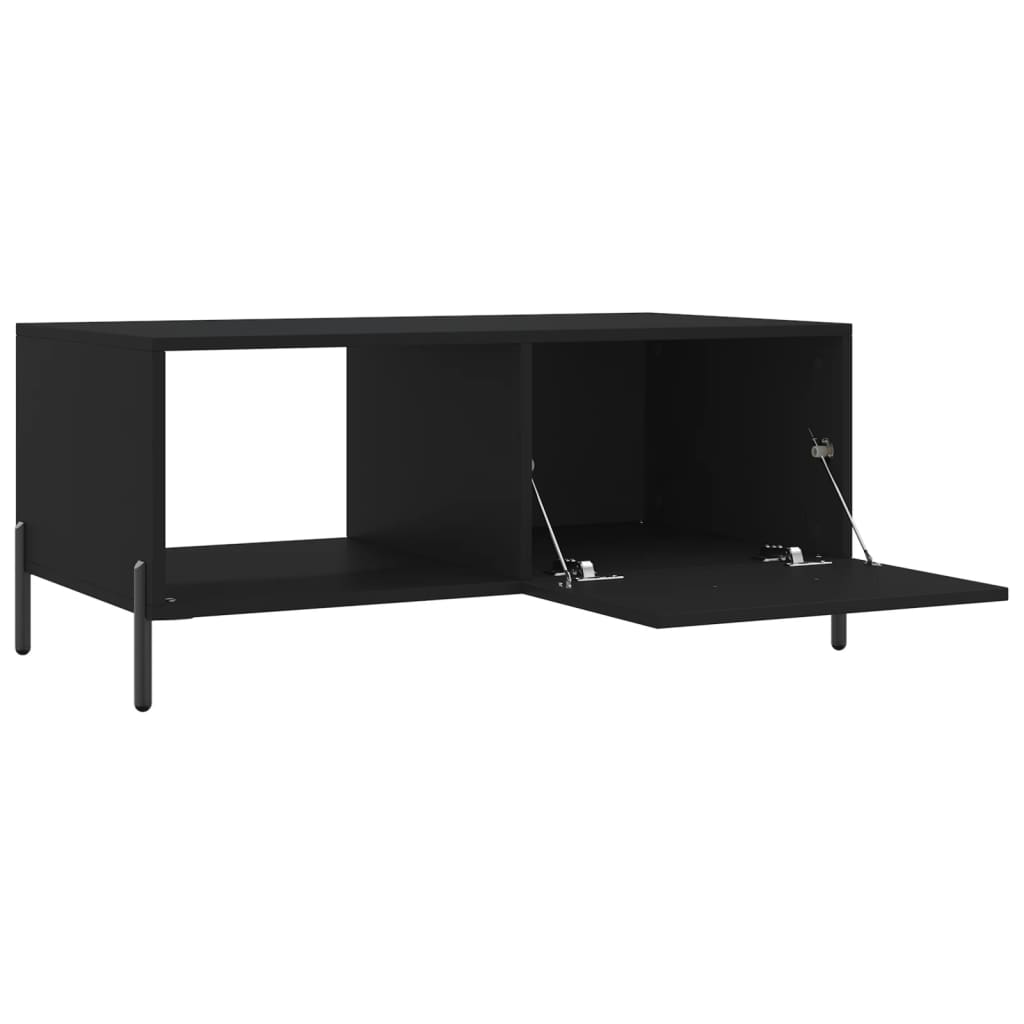 Table basse 90x50x40 cm bois construit - noir, 1 - number 6.