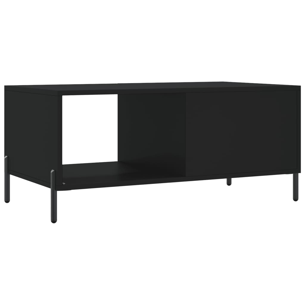 Table basse 90x50x40 cm bois construit - noir, 1 - number 8.