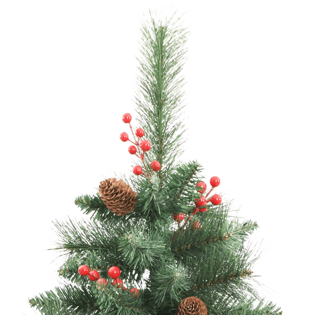 Artificial christmas tree with pine cones and berries hinged - 240 cm, 1, base - number 4.