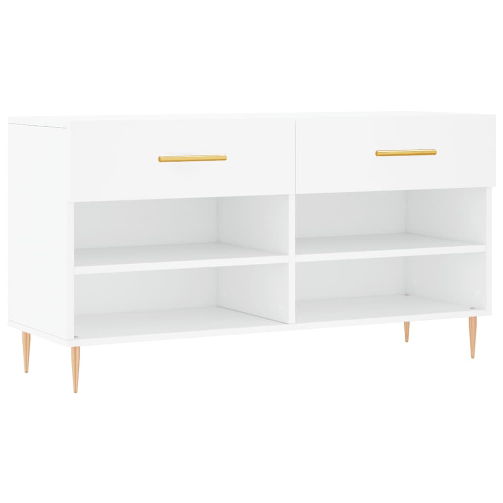 Banco zapatero 102x35x55 cm madera de ingeniería - blanco, 1 - number 2.