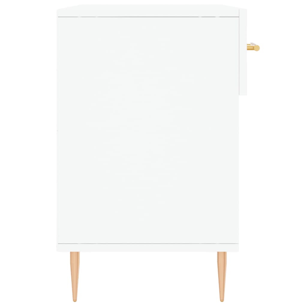 Banco zapatero 102x35x55 cm madera de ingeniería - blanco, 1 - number 7.