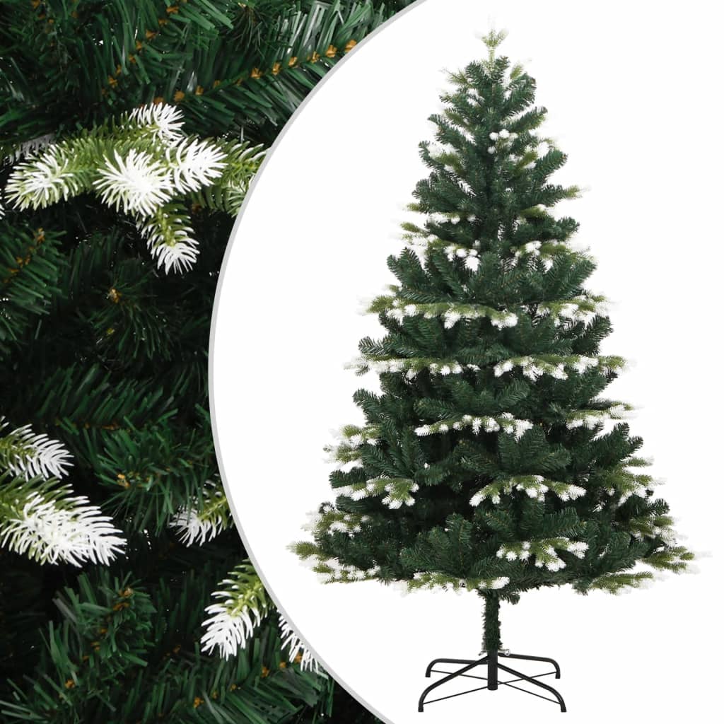 Artificial christmas tree with snow hinged - 120 cm, 1, base - number 1.