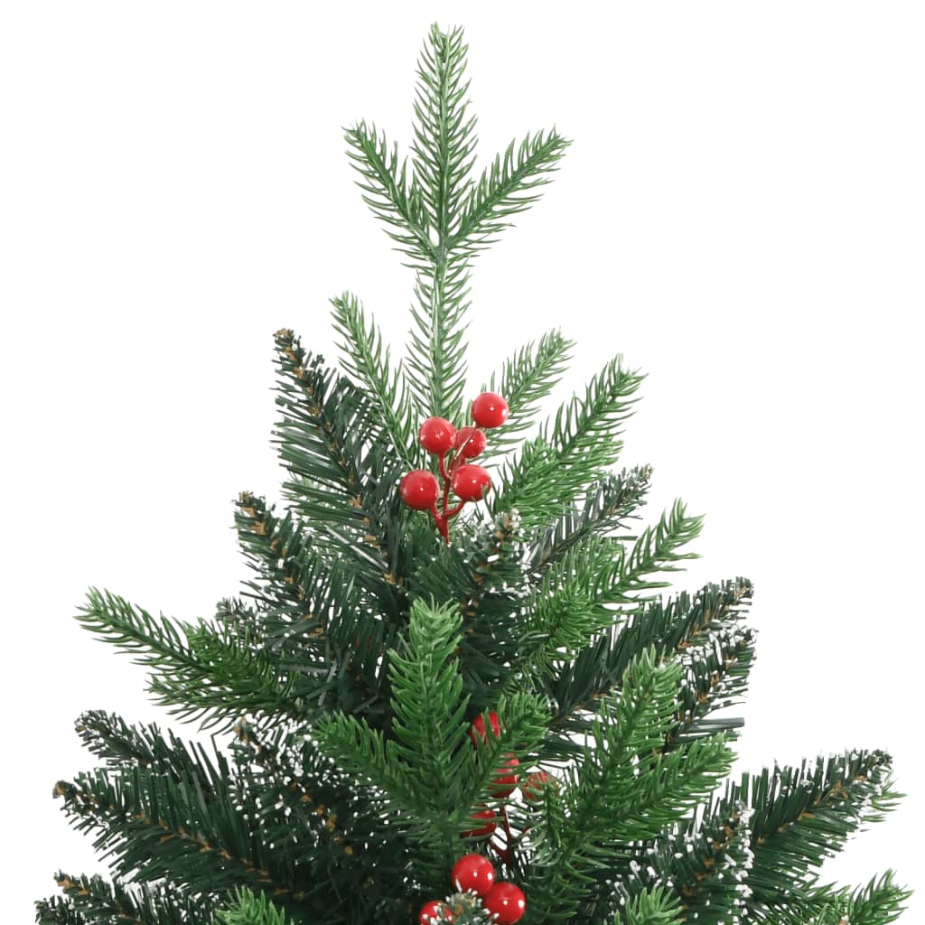 Artificial christmas tree with red berries hinged - 180 cm, 1, base - number 4.
