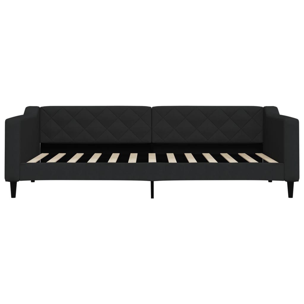 Daybed stoff - sort, 90 x 200 cm, med madrass - number 4.