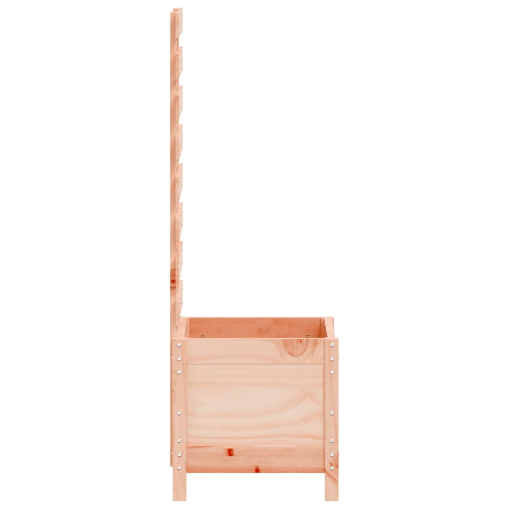 Planter with stand 39x39.5x114 cm solid douglas fir - number 6.