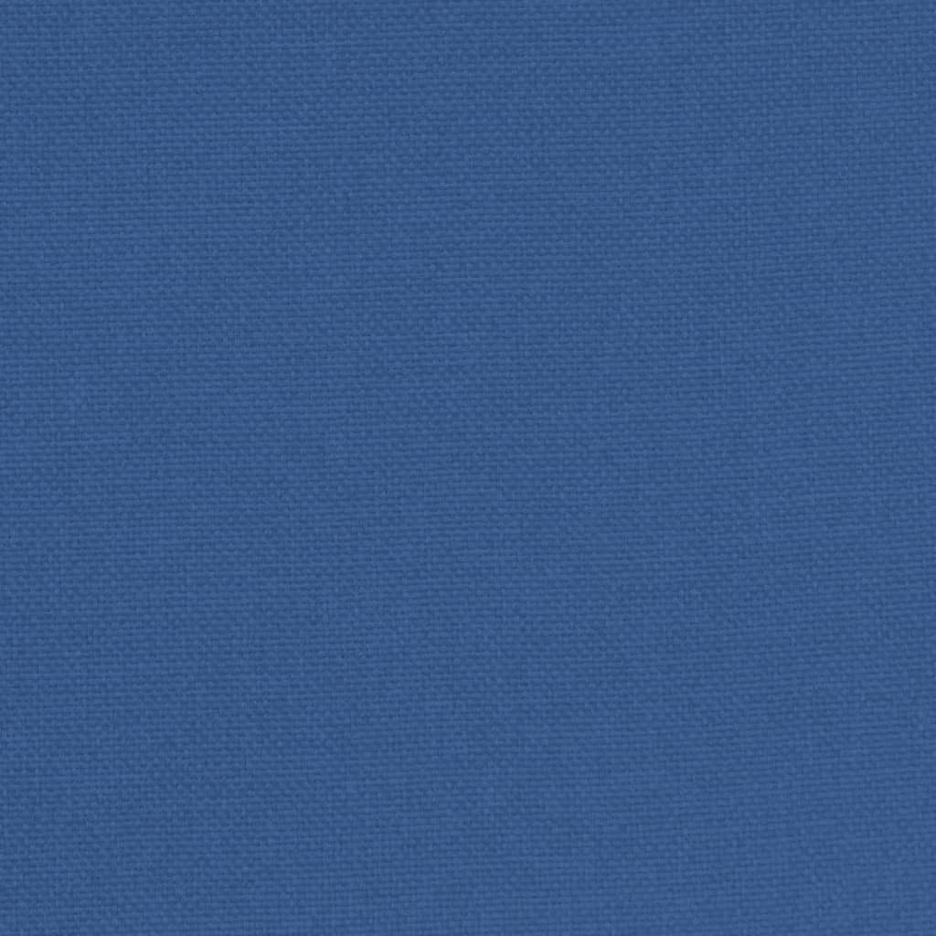 Lænestol stof - blå, 1, med fodskammel - number 7.