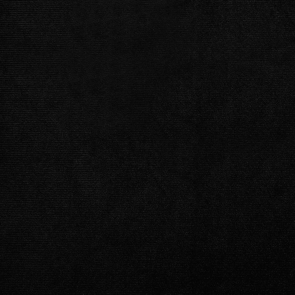 Lænestol velour - sort, 1, uden fodskammel - number 7.