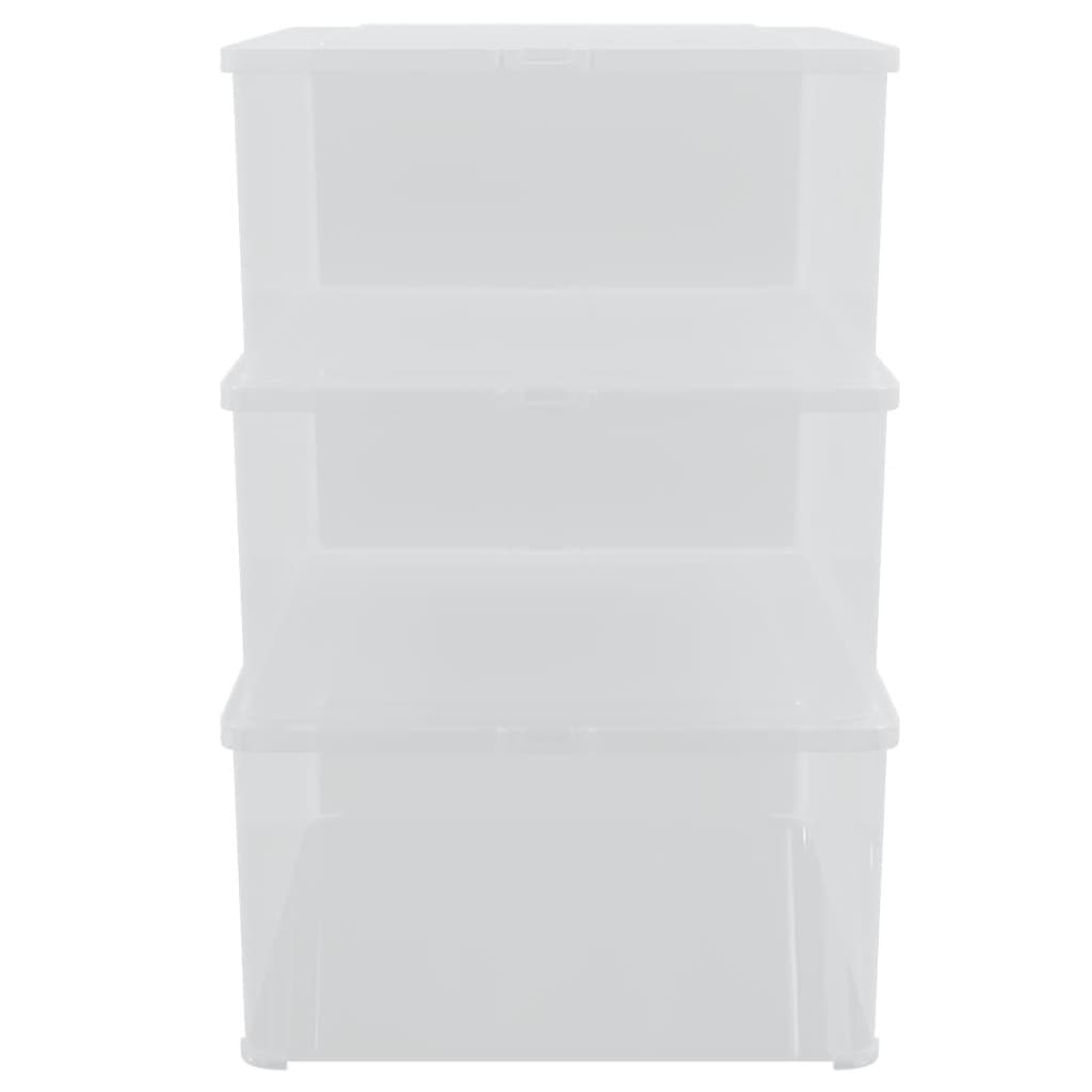 Plastic storage boxes pcs. stackable - 3, 10 l, 1 - number 4.