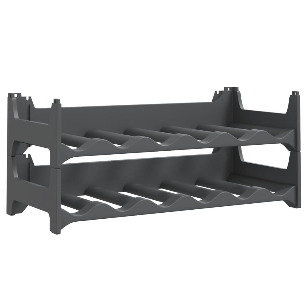 Vinreol til 12 flasker stabelbar pp - number 2.