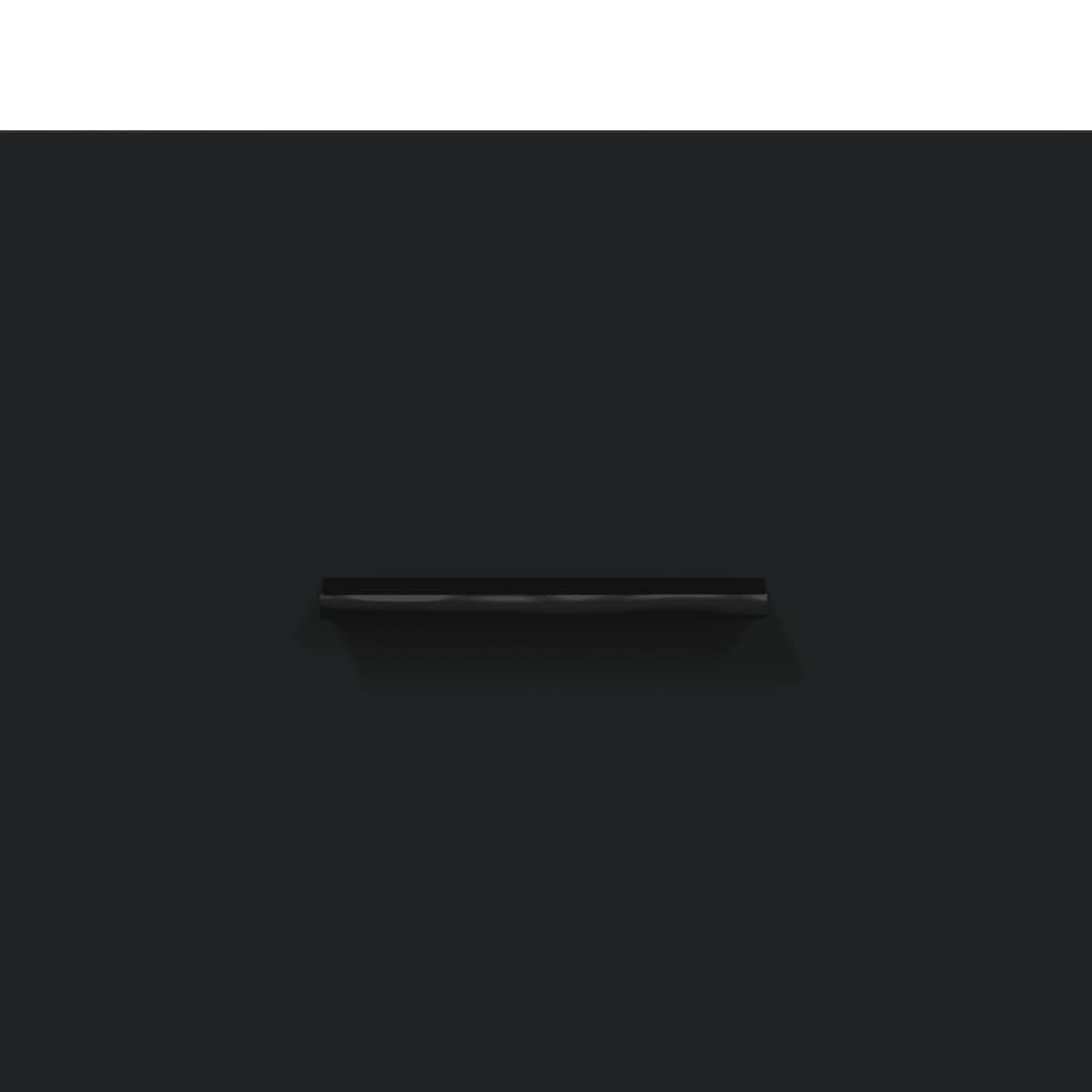 Skoskab 30x35x105 cm konstrueret træ - sort, 1 - number 9.