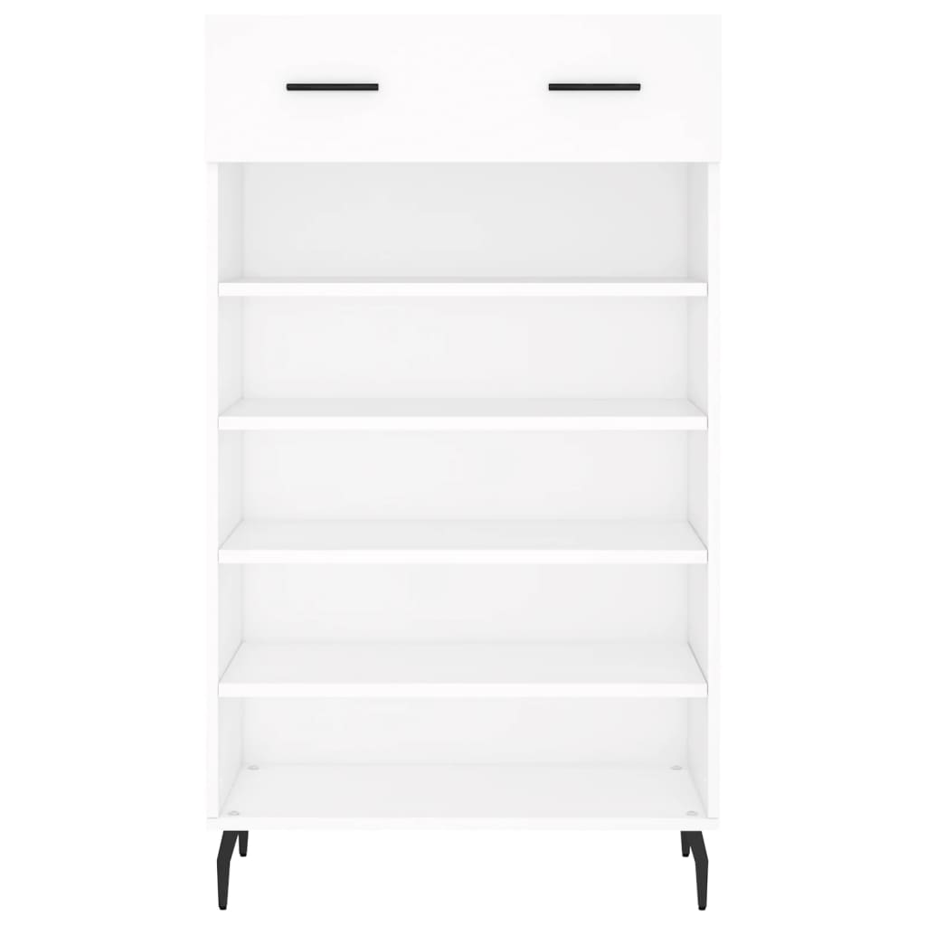 Skoreol 60x35x105 cm konstrueret træ - hvid, 1 - number 6.