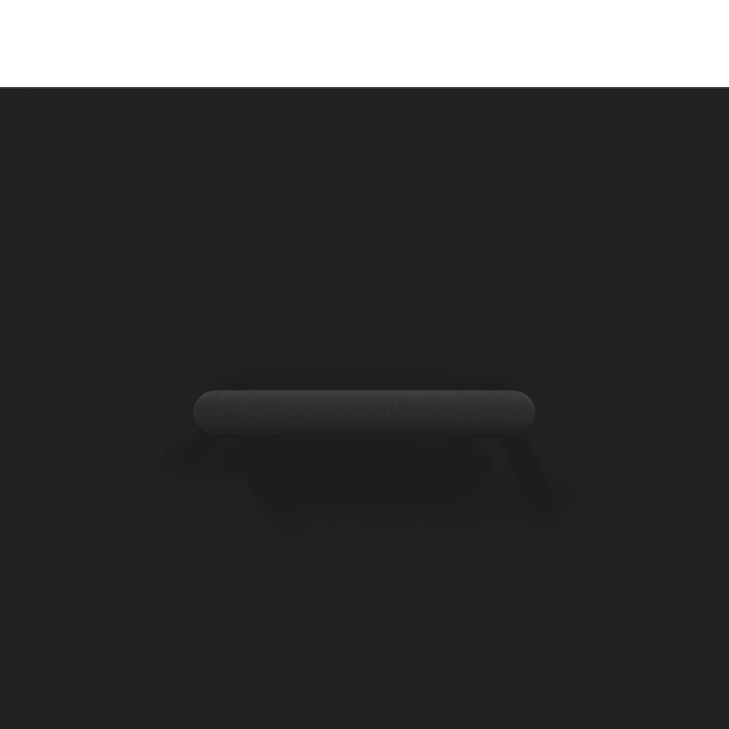 Skoreol 60x35x105 cm konstrueret træ sort - number 9.