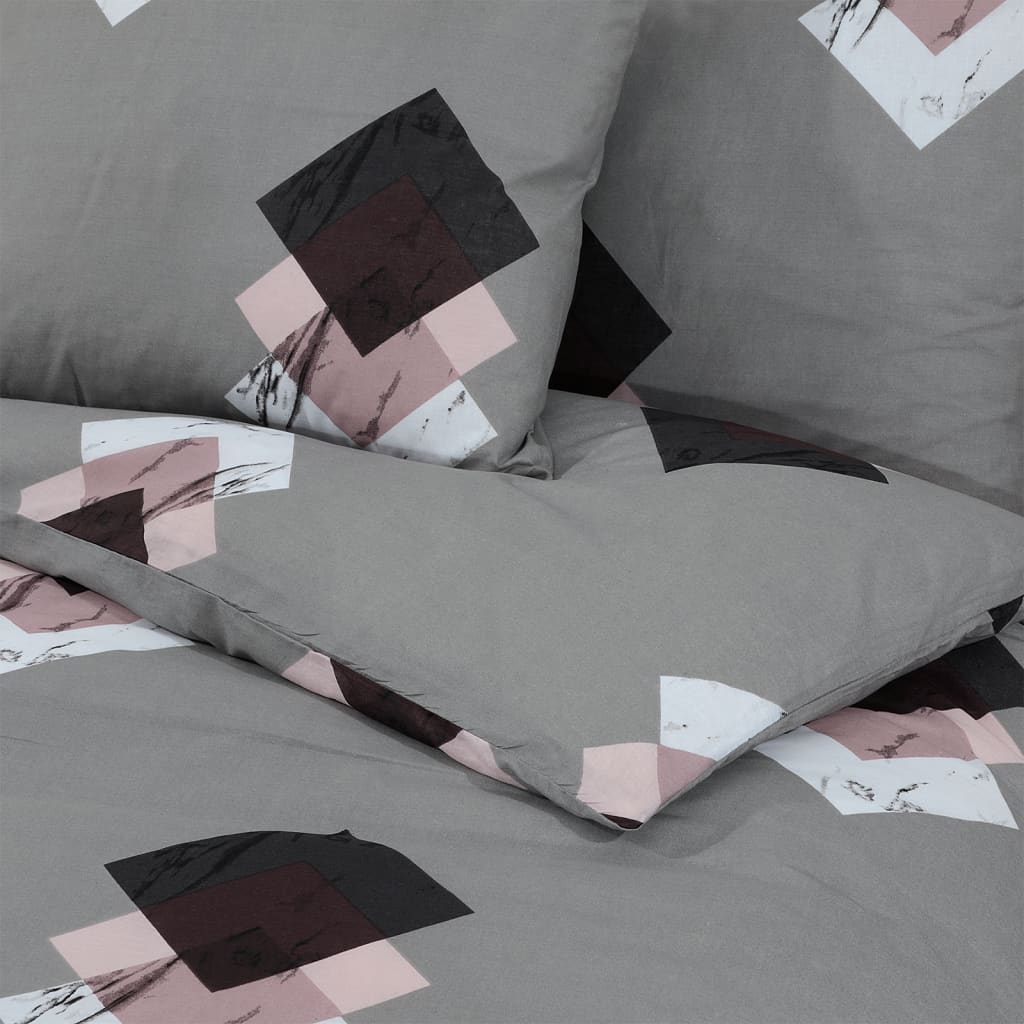 Bedding 200x200 cm cotton gray - multicolor, 200 x 200 cm + 50 x 75 cm, 2, 1 - number 5.