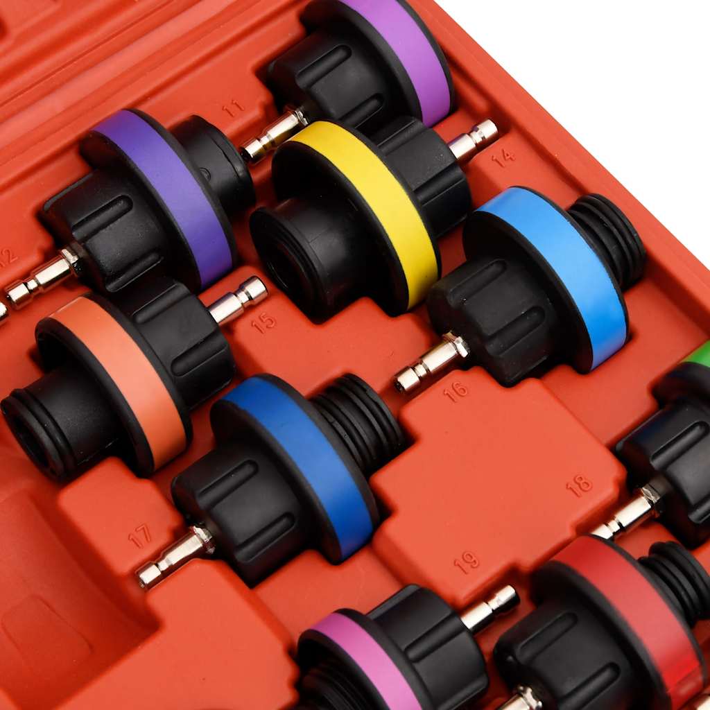 Kit de test pour pression de refroidissement 52x40,5x9,5 cm rouge - number 7.