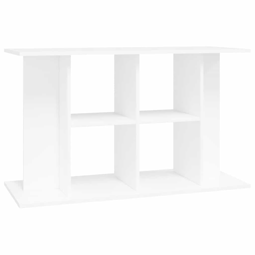 Table d'aquarium en bois composite - blanc, 100 x 40 x 60 cm - number 2.
