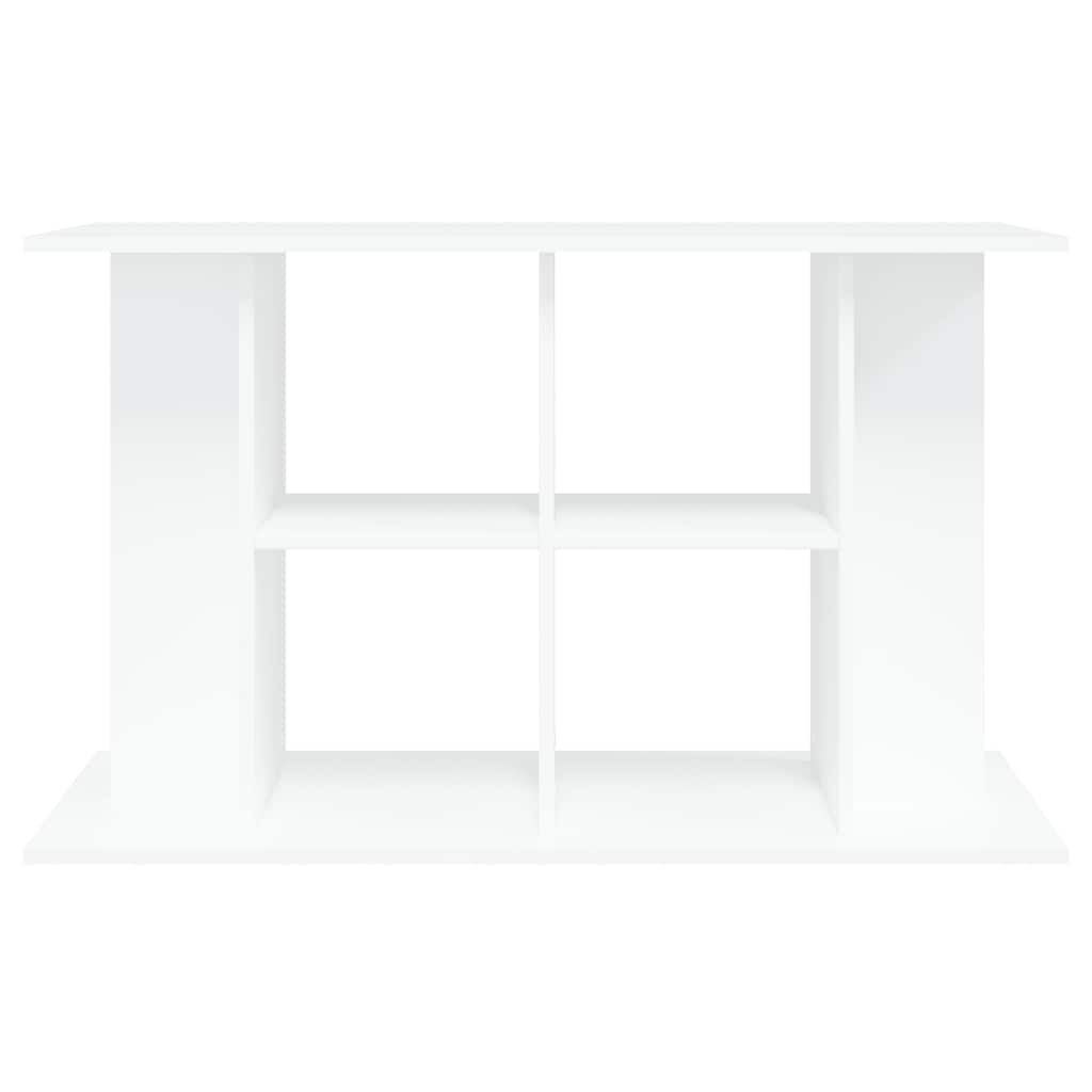 Table d'aquarium en bois composite - blanc, 100 x 40 x 60 cm - number 5.