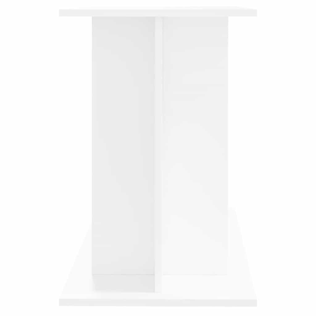 Table d'aquarium en bois composite - blanc, 100 x 40 x 60 cm - number 6.