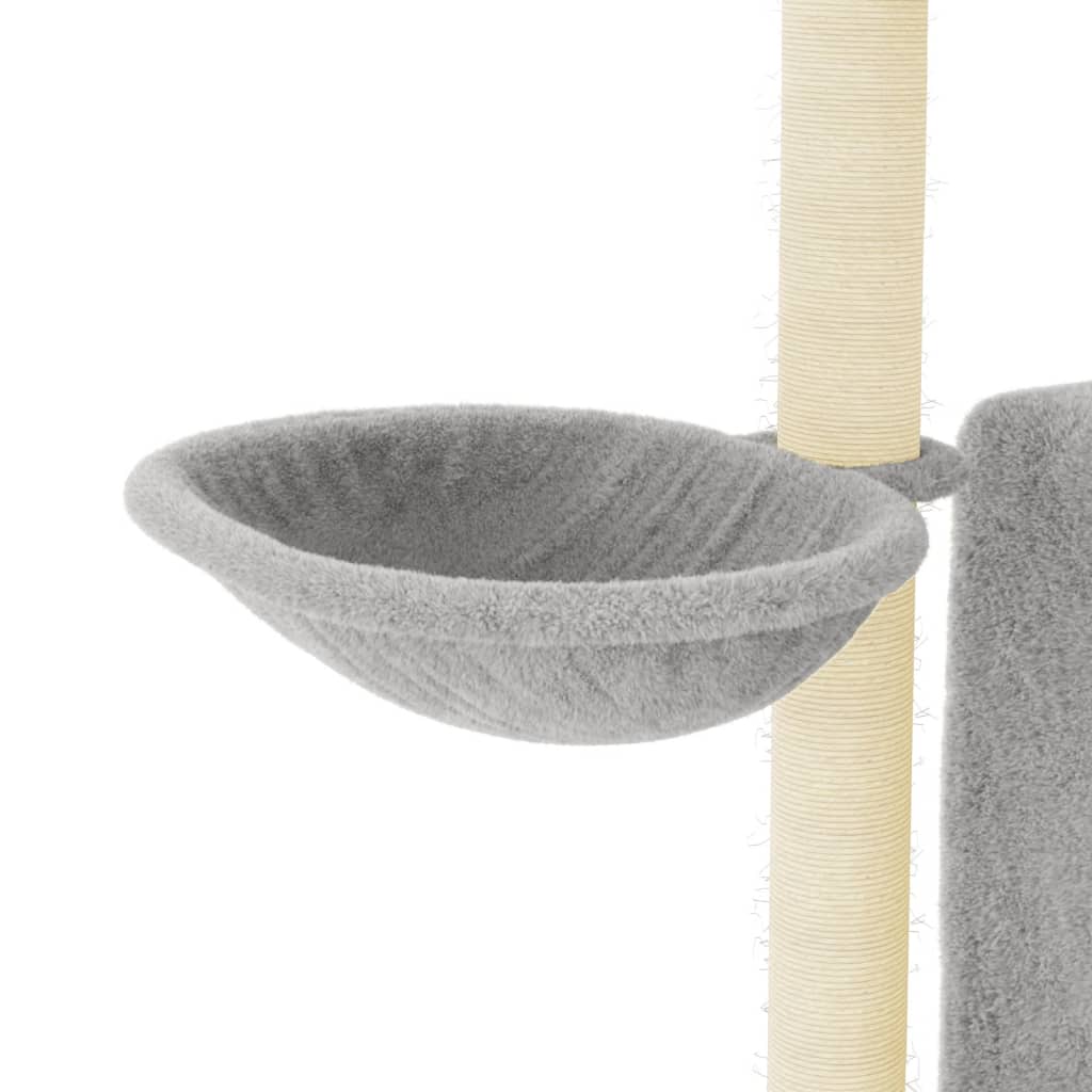 Arbre à chat avec poteaux en sisal 96,5 cm - gris clair - number 7.