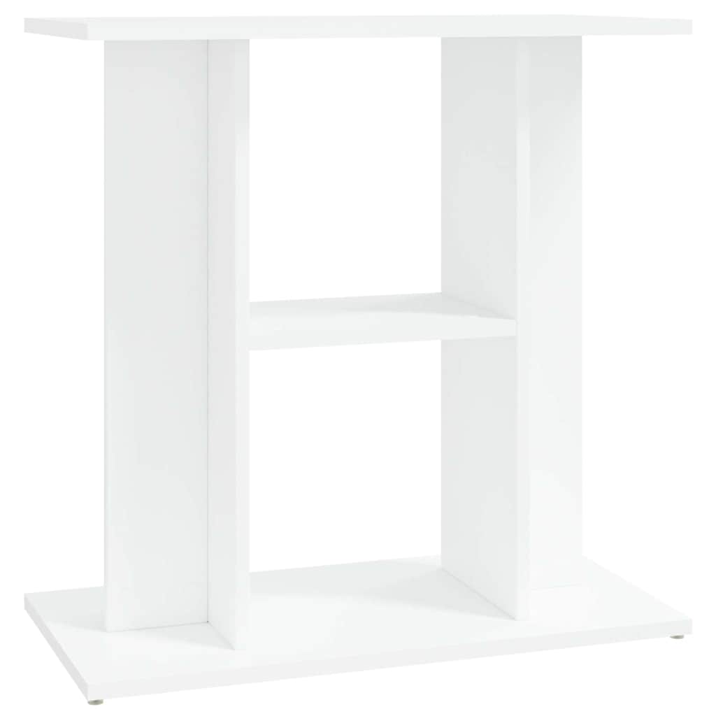 Table d'aquarium en bois composite - blanc, 60 x 30 x 60 cm - number 2.