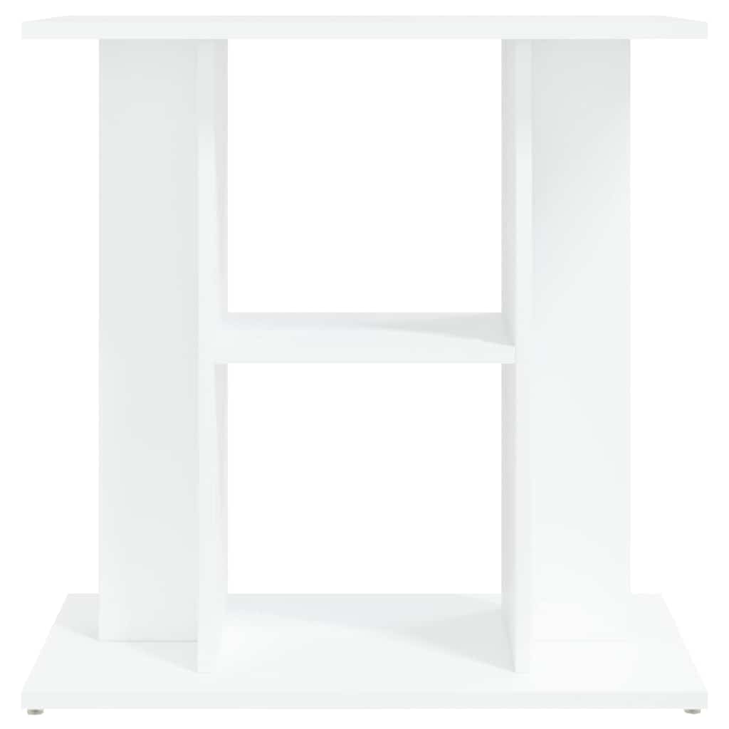 Table d'aquarium en bois composite - blanc, 60 x 30 x 60 cm - number 5.