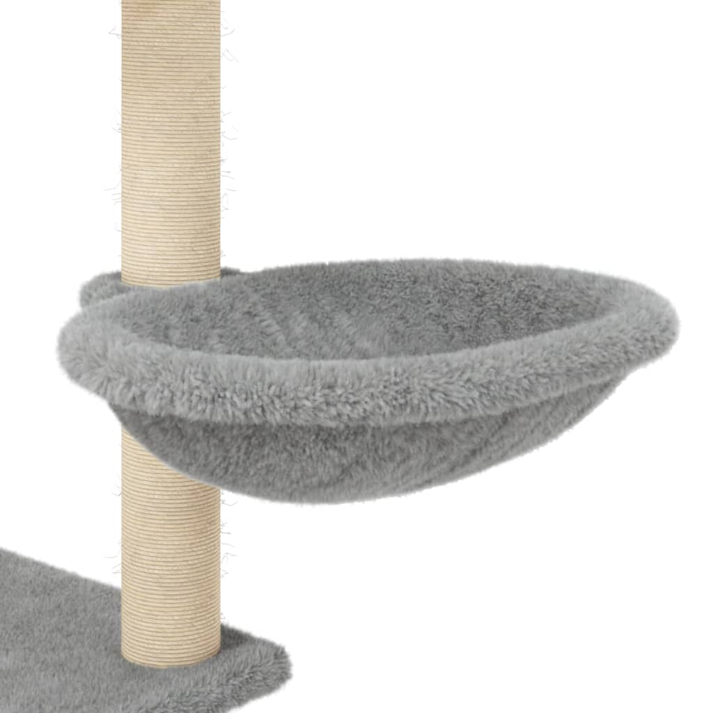 Arbre à chat avec poteaux en sisal 153 cm - gris clair - number 8.