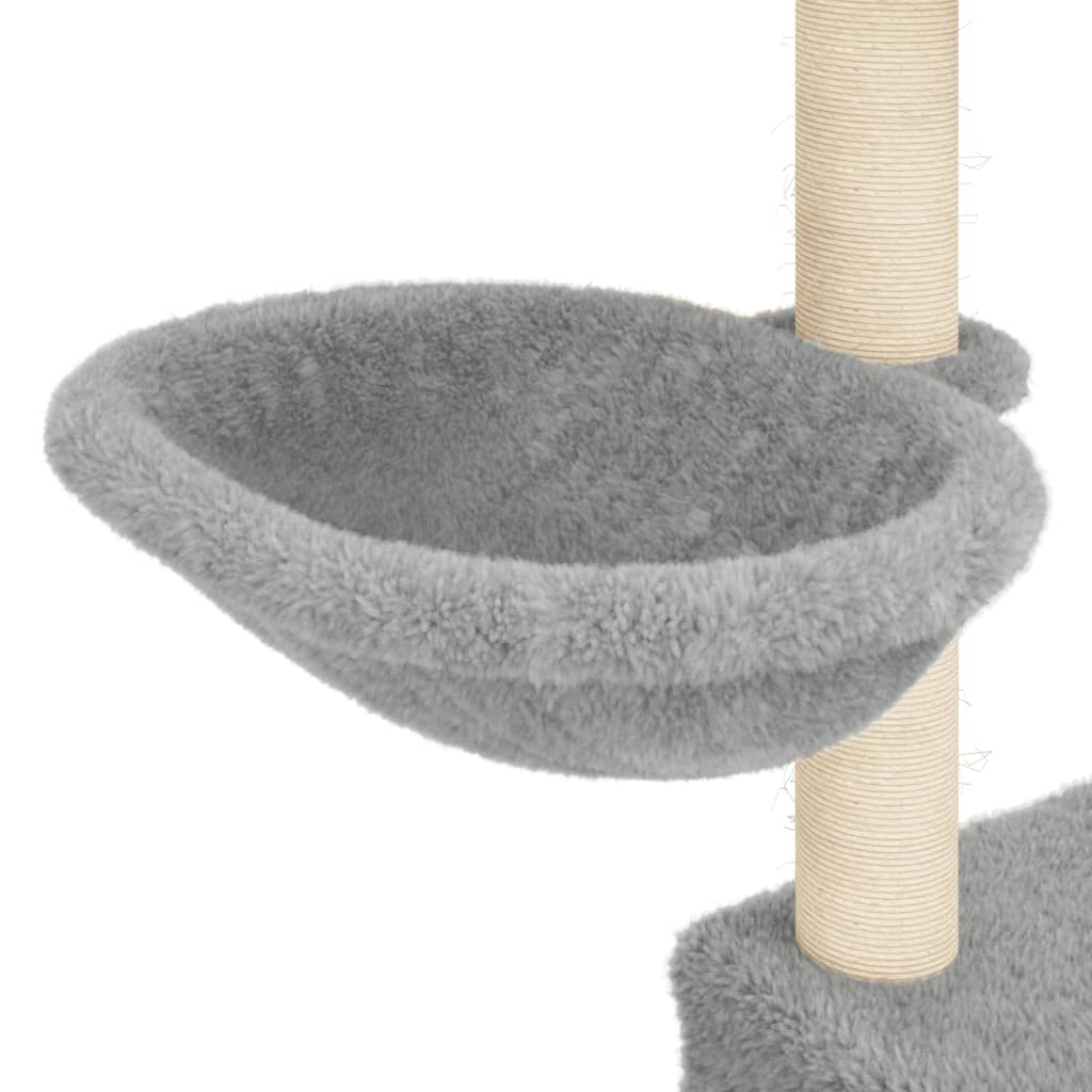 Arbre à chat avec poteaux en sisal 83 cm - gris foncé - number 8.